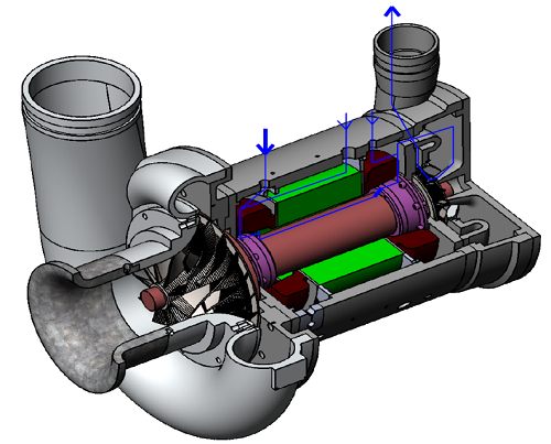 氣懸浮壓縮機(jī)原理圖